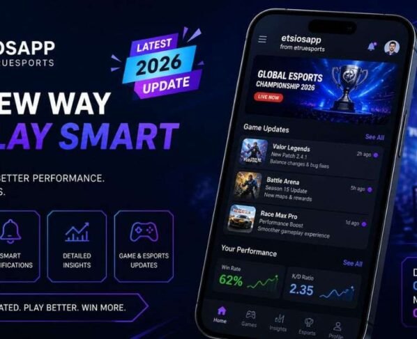 EtsiosApp 2026 update gaming app dark theme banner